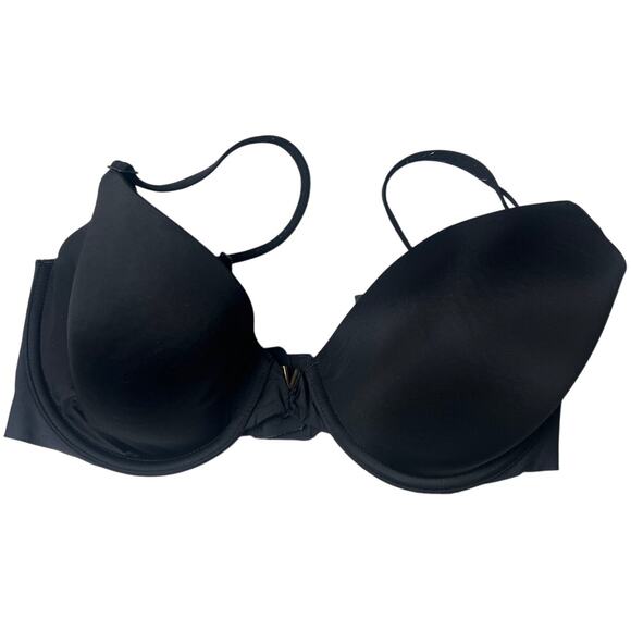 Victoria's Secret Black Push Up Bra Line Demi 34DDD - Picture 1 of 5
